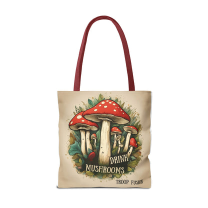 Drink Mushrooms Tote Bag