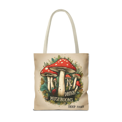 Drink Mushrooms Tote Bag