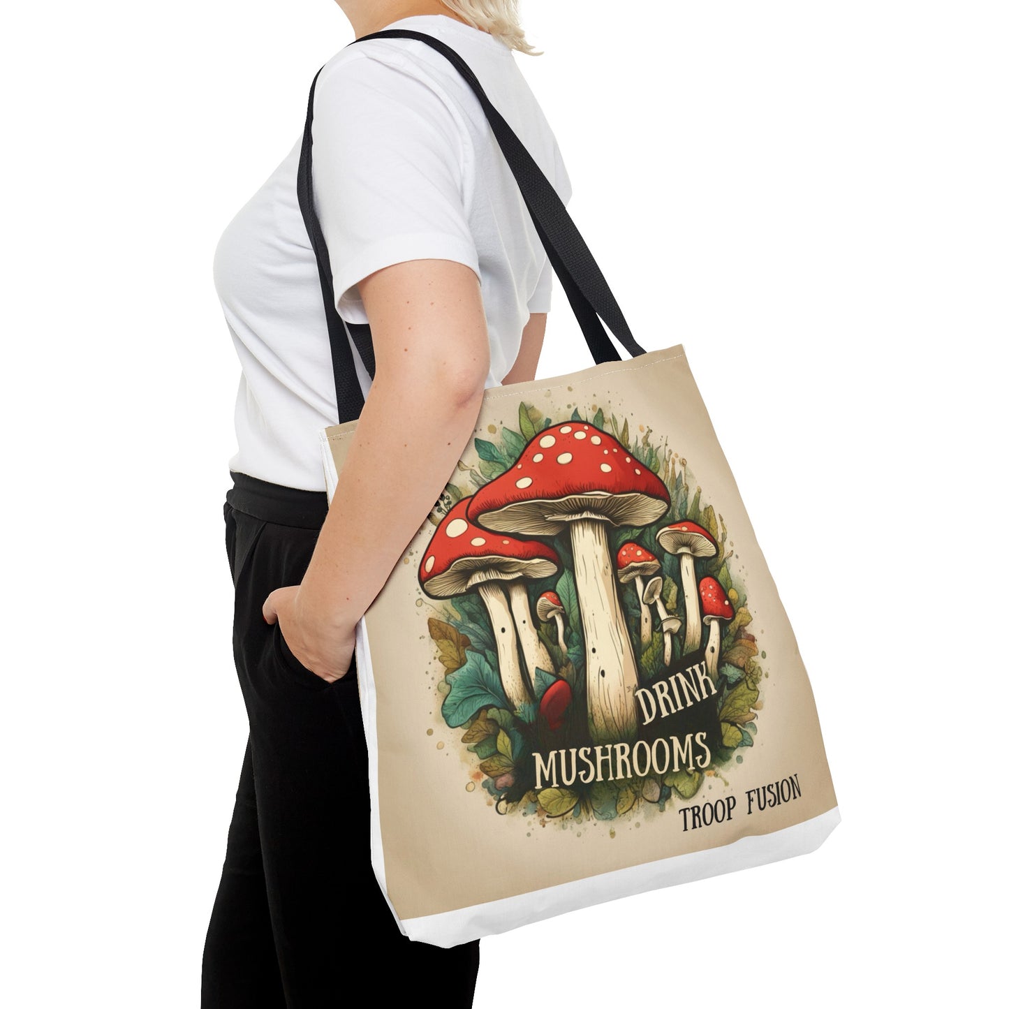 Drink Mushrooms Tote Bag